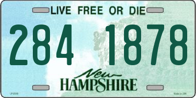 NH license plate 2841878