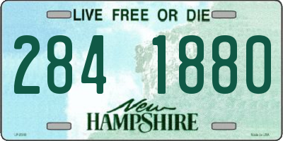 NH license plate 2841880