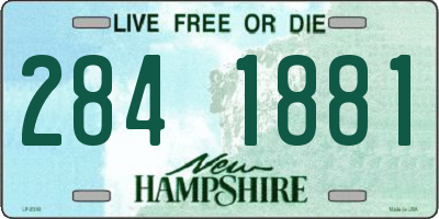 NH license plate 2841881