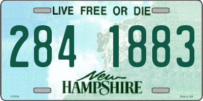 NH license plate 2841883