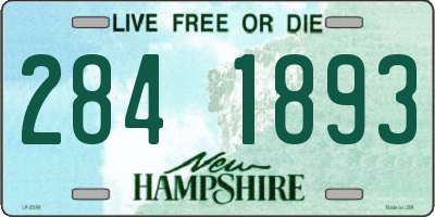 NH license plate 2841893