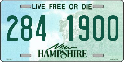 NH license plate 2841900
