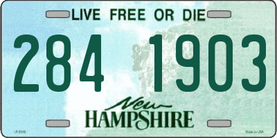 NH license plate 2841903