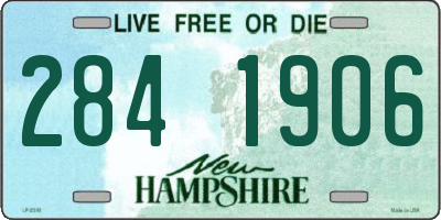 NH license plate 2841906