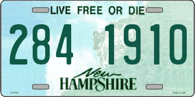 NH license plate 2841910