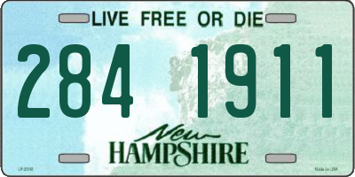 NH license plate 2841911
