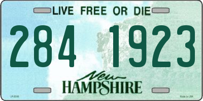 NH license plate 2841923