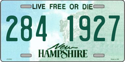NH license plate 2841927