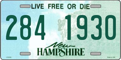 NH license plate 2841930