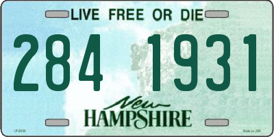 NH license plate 2841931