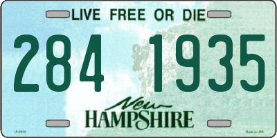 NH license plate 2841935