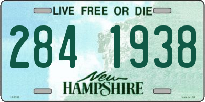 NH license plate 2841938