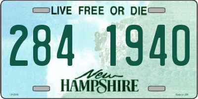 NH license plate 2841940