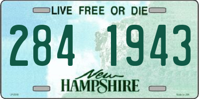 NH license plate 2841943