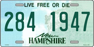NH license plate 2841947