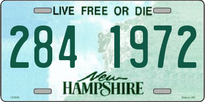 NH license plate 2841972
