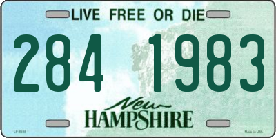 NH license plate 2841983
