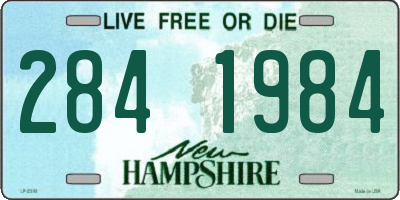 NH license plate 2841984
