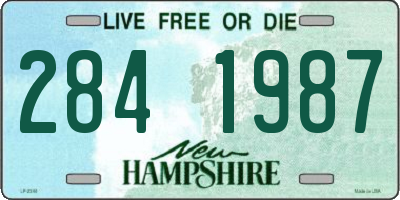 NH license plate 2841987