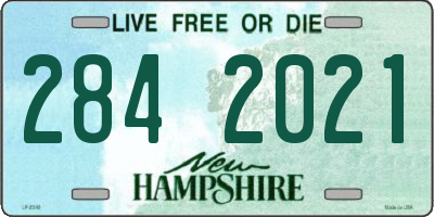 NH license plate 2842021