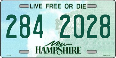 NH license plate 2842028