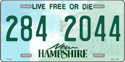NH license plate 2842044
