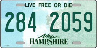 NH license plate 2842059