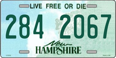 NH license plate 2842067