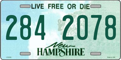 NH license plate 2842078