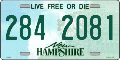 NH license plate 2842081