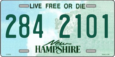 NH license plate 2842101