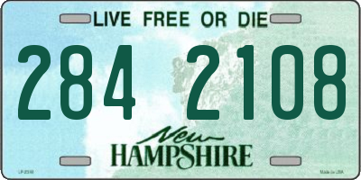 NH license plate 2842108