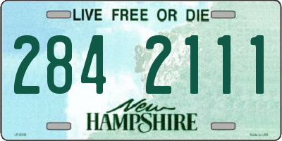 NH license plate 2842111