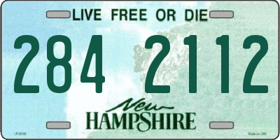NH license plate 2842112