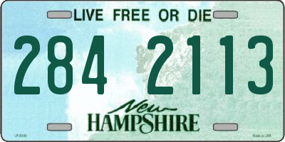 NH license plate 2842113