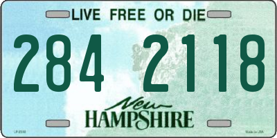 NH license plate 2842118