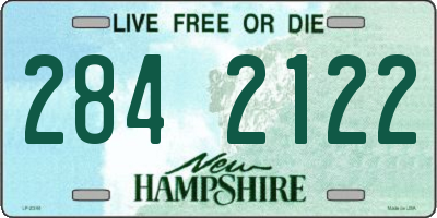 NH license plate 2842122