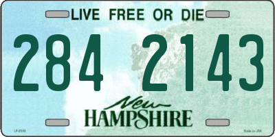 NH license plate 2842143