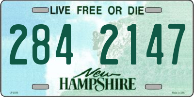 NH license plate 2842147