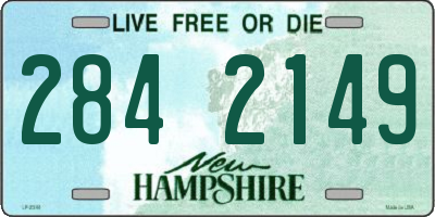 NH license plate 2842149