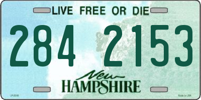 NH license plate 2842153