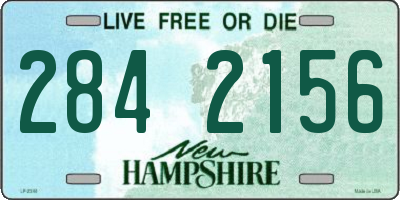 NH license plate 2842156