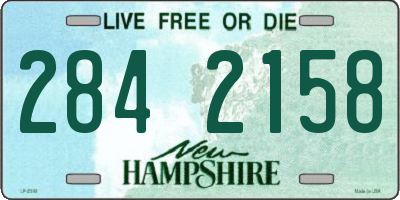 NH license plate 2842158