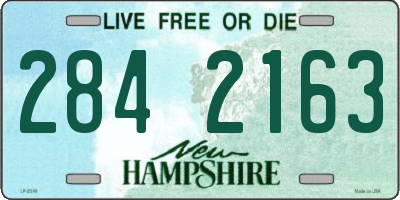 NH license plate 2842163