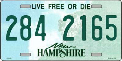 NH license plate 2842165