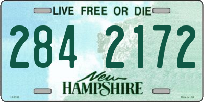 NH license plate 2842172