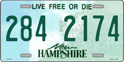 NH license plate 2842174