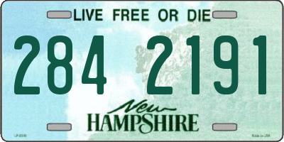 NH license plate 2842191
