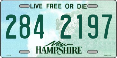 NH license plate 2842197