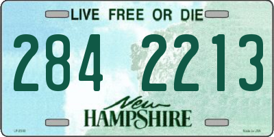 NH license plate 2842213